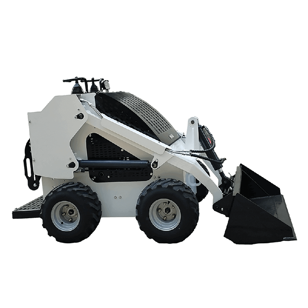 4 wheel mini skid steer loader