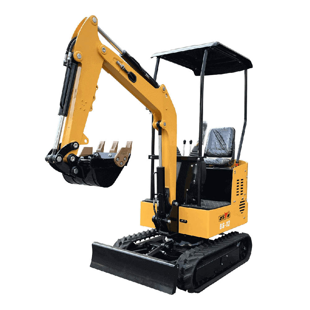 1 ton crawler mounted excavator