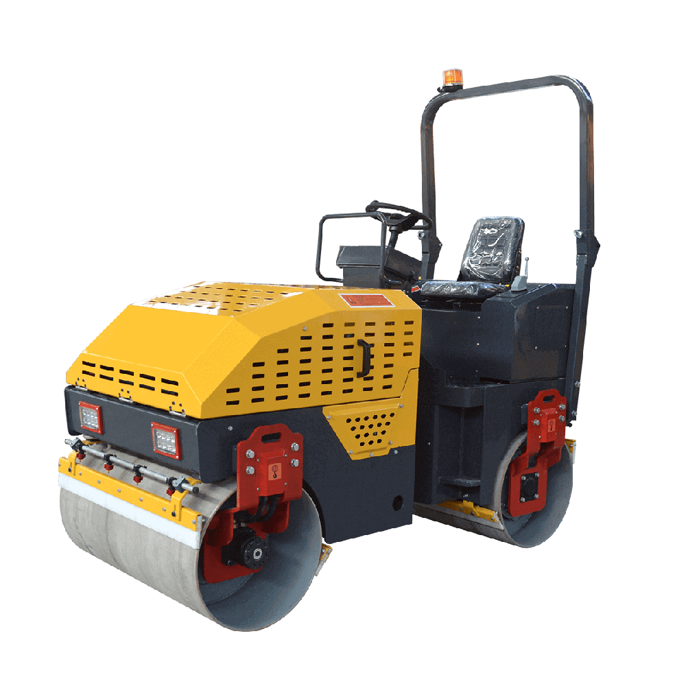 2.5t tandem double drum road roller